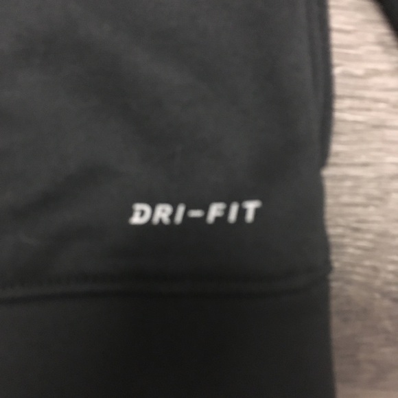 Nike Dri-Fit Black Full Zip Swoosh Logo Hoodie Youth Boys Size 3T - Picture 7 of 10